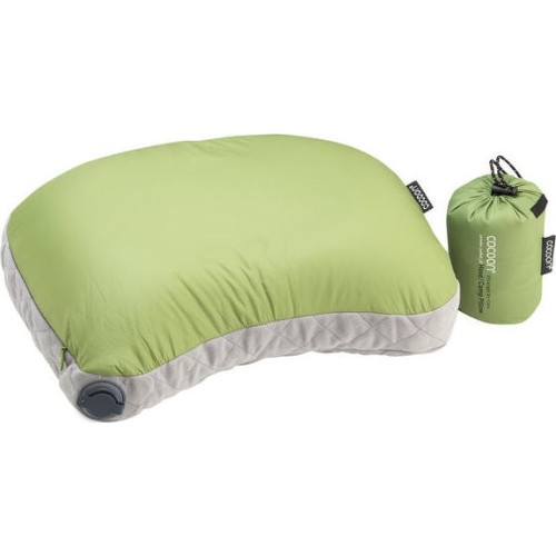 Camp Pillow Cocoon Air-Core Hood, Green/Grey