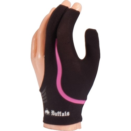 Reversible Billiard Glove Buffalo, Black / Pink, Size M