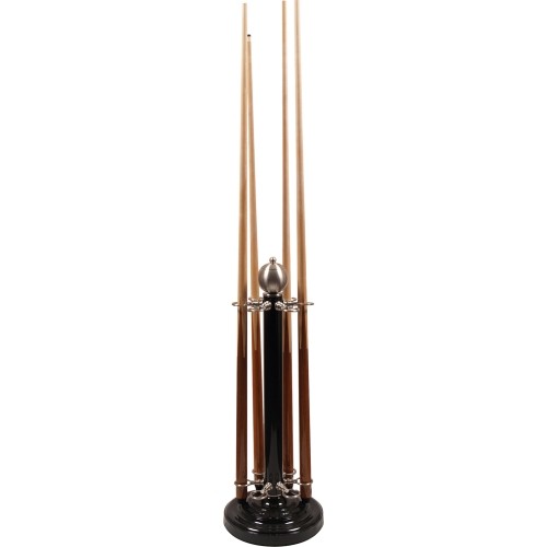 Black Steel Cue Stand 6 Cues