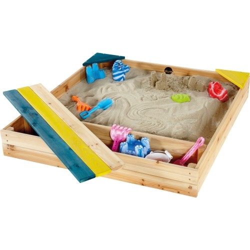 Wooden Sand Pit Plum