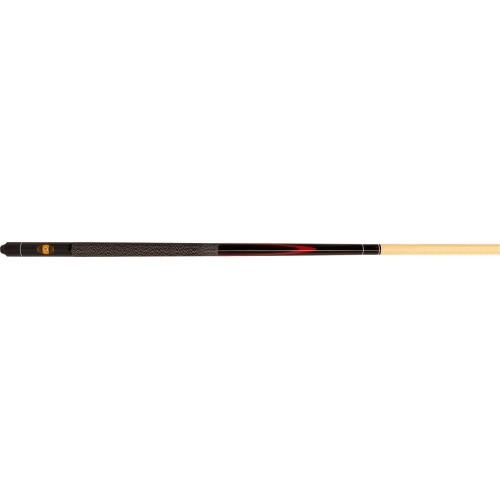 Hardwood 89 Ball Pool Cue Red Flame 145cm/12mm