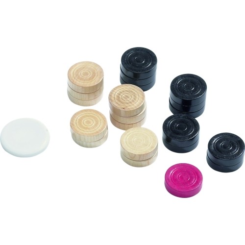 Game Pieces Philos Carrom Stones 3.1x0.8 cm 