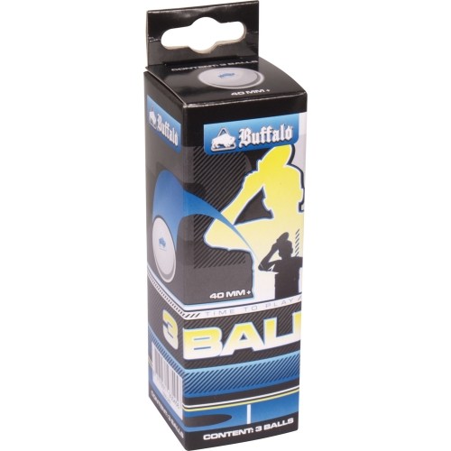 Table Tennis Balls Buffalo Competiton, 3 star, 3 pcs.