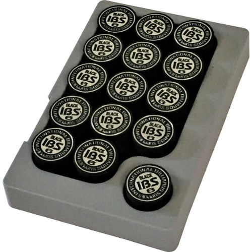 IBS Cue Tip 14mm Black 30pcs