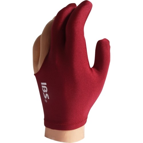 IBS billiard glove burgundy red 1-size