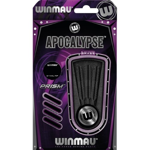 Rzutki mosiężne Winmau Apocalypse powlekane na czarno