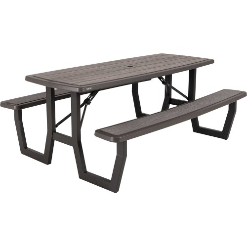 Picnic Table Lifetime Rough-Cut, Foldble