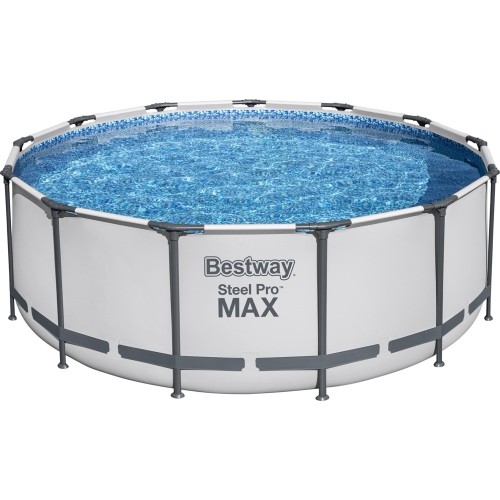 Zestaw basenowy Bestway Steel Pro Max 396 szary