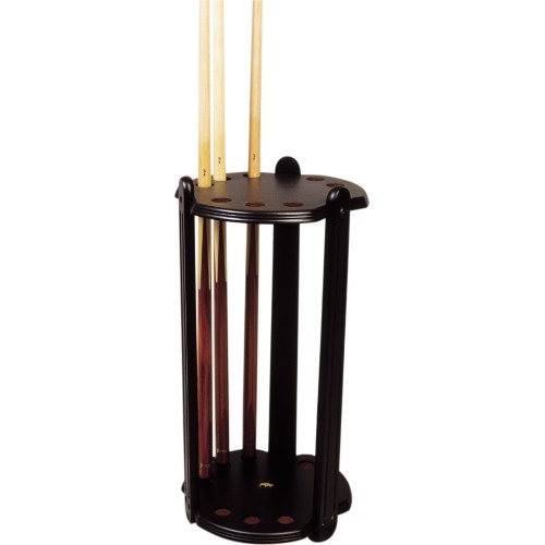 Black De Luxe Cue Stand for 9 Cues