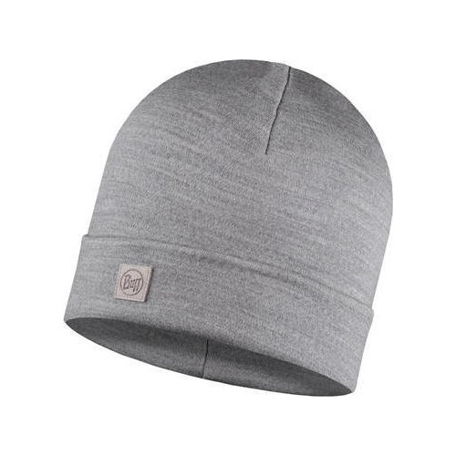 Beanie Buff Hw Merino Light Grey Loose