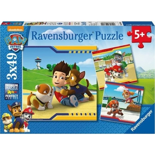 RAVENSBURGER dėlionė 3x49d. Paw Patrol, 93694