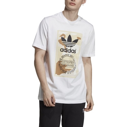 Adidas Originals Markinėliai T-Shirt Camo Tee White