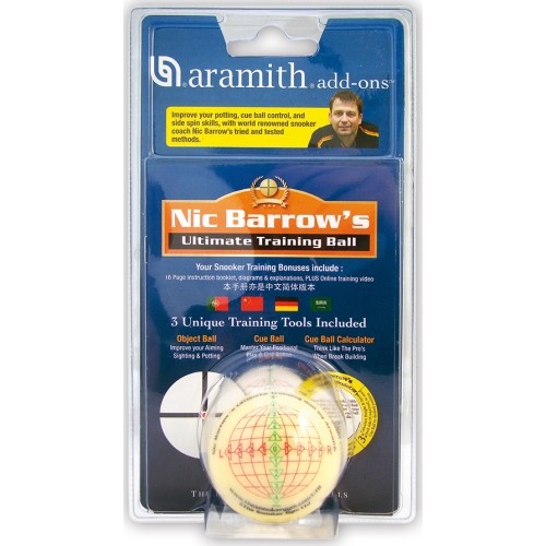 Snooker Ultimate Training Ball 52.4mm Nic Barrows