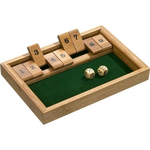 Drewniana gra Zamknij pudełko Philos Shut the Box 9 - 25,5x17,5 cm