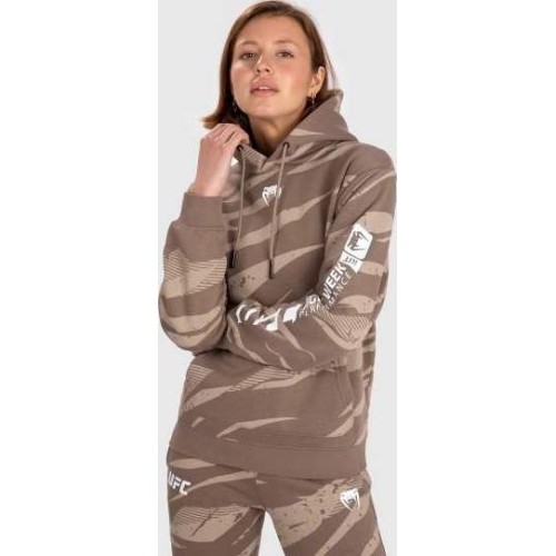 UFC Adrenaline by Venum Fight Week Women’s Pullover Hoodie - Desert Camo