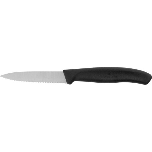 Vegetable Knife Victorinox 6.7633, Serrated, Black