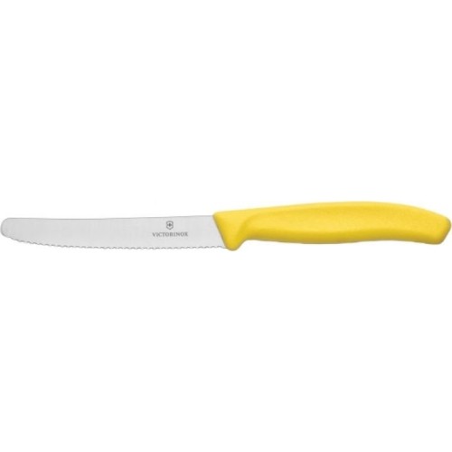 Tomato Knife Victorinox  6.7836.L118, Serrated, 11cm, Yellow 