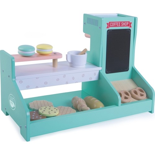 Wooden kitchen, cafe shop, bakery shop ECOTOYS