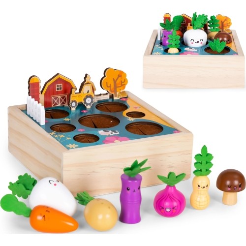 Vegetable box wooden vegetable garden farm