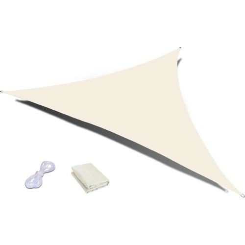 Waterproof canopy sunshade sail 5x5x5m ModernHome - beige