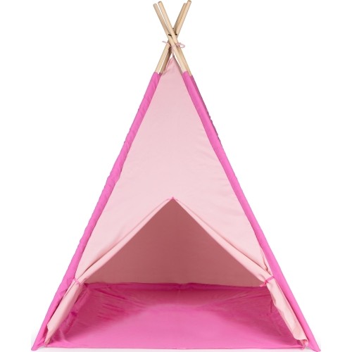 Tent tipi Indian wigwam pink for kids