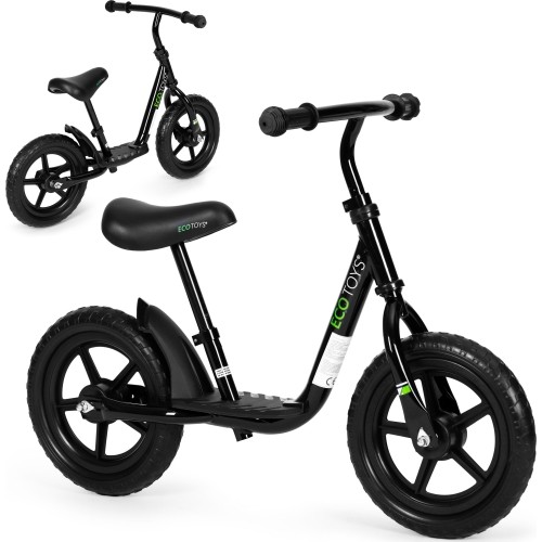 Cross-country bicycle with platform for children rider EVA wheels ECOTOYS black