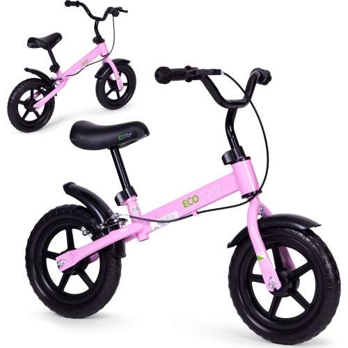 Children's cross-country bicycle with brake EVA wheels ECOTOYS pink