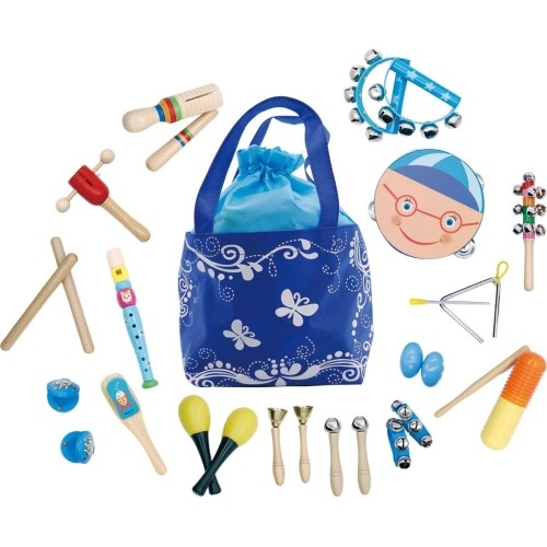 Music set 16 instruments + Ecotoys bag