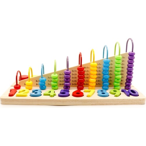 Educational toy abacus, blocks of figures ECOTOYS