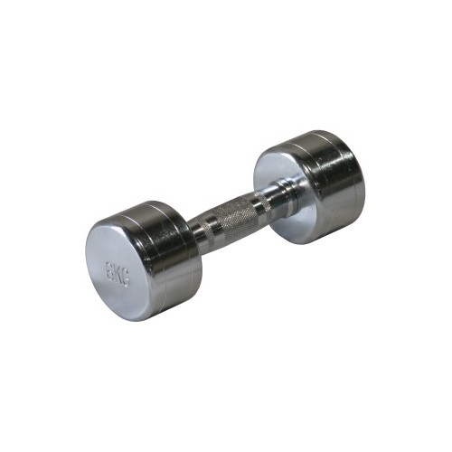 Steel chrome dumbbell Bauer Fitness 6 kg AC-1516