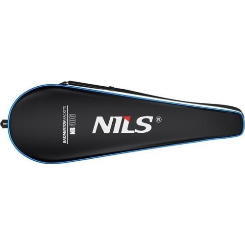 NR406 CARBON / BADMINTON ROCKET + COVER NILS