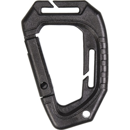 BLACK TACTICAL KARABINER MOLLE (2 PCS./BLISTER)