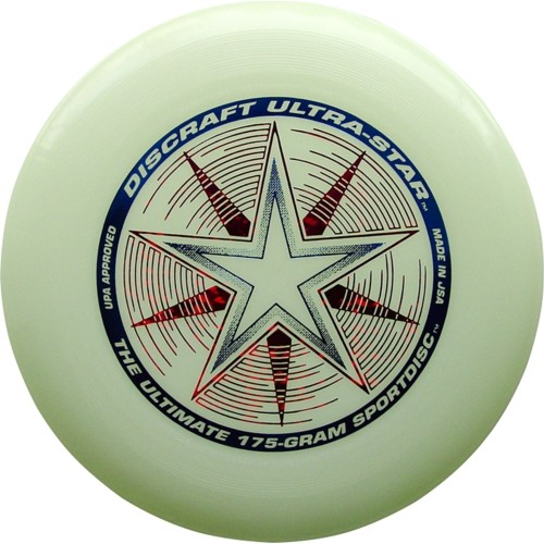 Latający dysk Ultrastar Frisbee Flying Disc 175 g Nite Glo