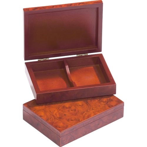 Card Box Philos Wooden 15.3x11.2 cm 