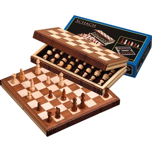 Travel Chess Set Philos Wood, Magnetic 30x15,5cm