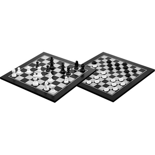 Chess and Checkers Set Philos 40x40cm