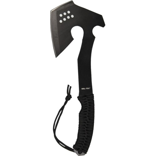 BLACK PARACORD AXE WITH POUCH