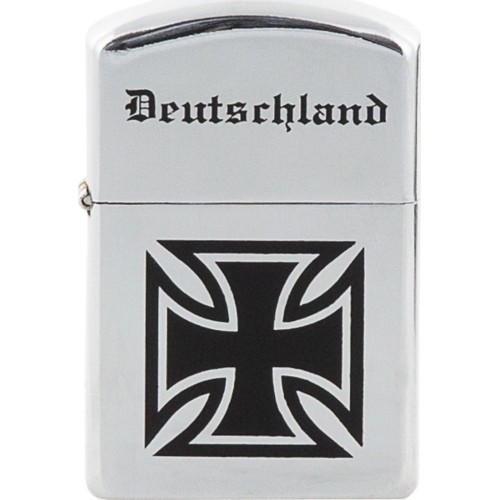 Windproof Lighter MFH Deutschland - Chrome Polished, Unfilled