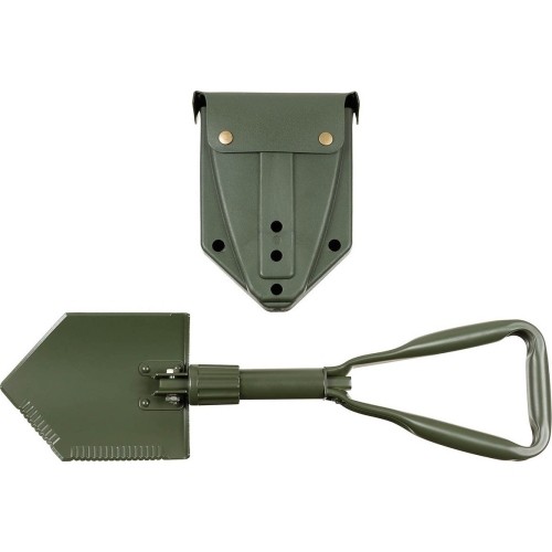 Folding Spade MFH - Green, Extra Stable