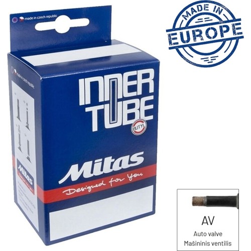 Bicycle Tube Mitas, 27.5x1.50-2,00 (37/54-622) AV 40 mm