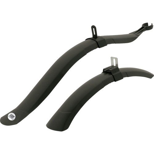 Bicycle Fenders Set Force, 16-20", Plastic, Black