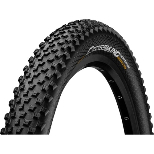 Bicycle Tire Continental Cross King SW, 27.5x2.60, Black, Foldable, 940g