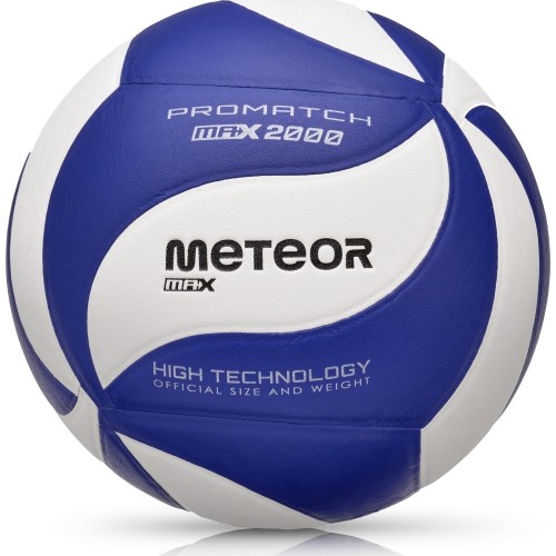 VOLLEYBALL BALL MAX 2000 white-blue