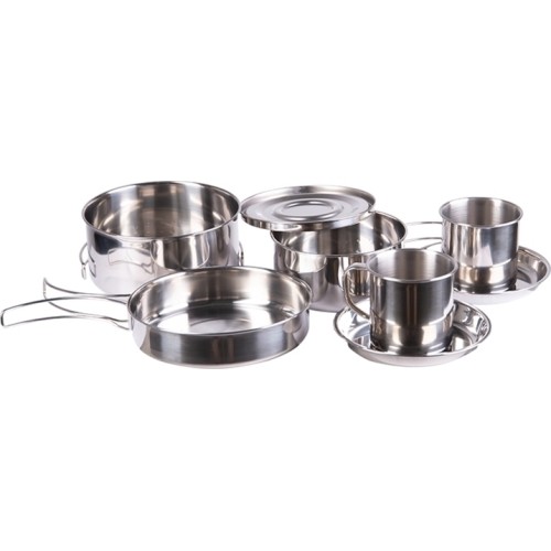 COOK SET STAINLESS STEEL 8-PCS.