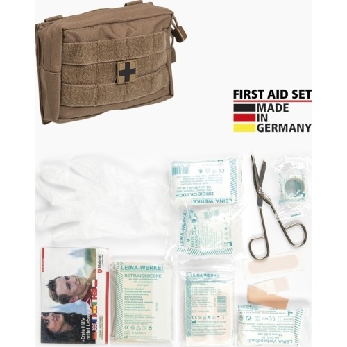 DARK COYOTE SMALL 25-PIECE FIRST AID SET LEINA