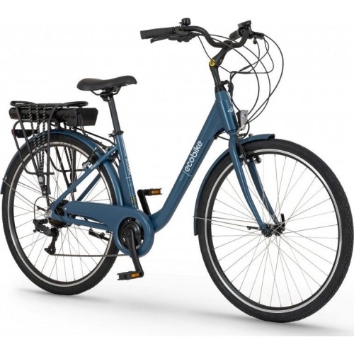 Elektrinis dviratis Ecobike Basic 28" 2023 benzyna niebieski