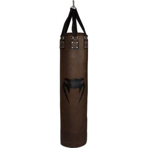 Venum Vintage Heavy Bag - Brown - Filled - Cowhide Leather