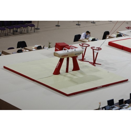 SET OF LANDING MATS FOR COMPETITION POMMEL HORSE - 16 m² - FIG Approved