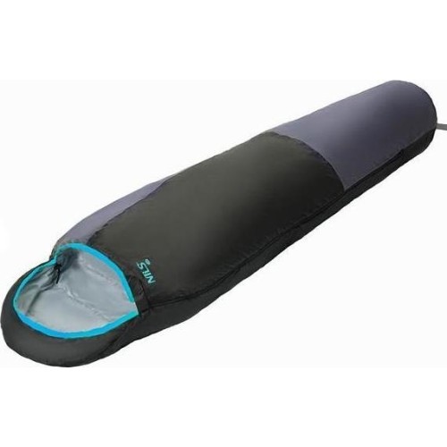 NC1705 ULTRA LIGHT SLEEPING BAG BLACK AND MINT NILS CAMP