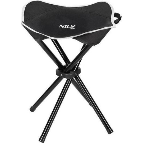 NC3010 BLACK CAMPING STOOL NILS CAMP